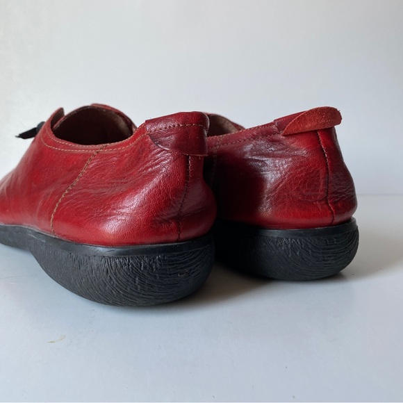 Lory Shoes, Red Leather - Picture 3 of 5